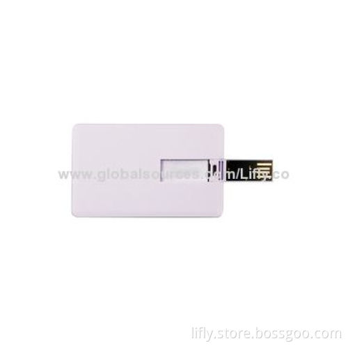Card-shaped USB Drive with 64GB